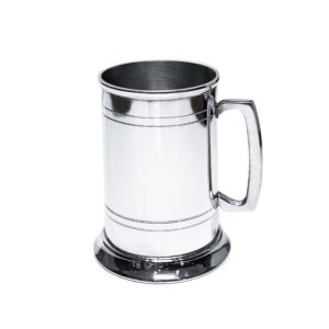 British Pewter 1PT 2 Line Straight Tankard